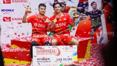 Atasi Perlawanan Astrup/Rasmussen pada Final, Leo/Daniel Juara Indonesia Masters 2024