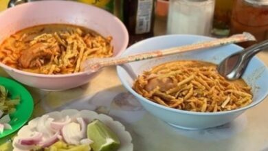 Mencicipi Khao Soi Otentik dalam tempat Bali, Hidangan Kari Pekat Diperkaya Iga Sapi Lembut