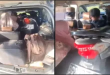 Viral Pemudik Bawa Honda BeAT di area area pada Mobil, Warganet: Nggak Sekalian Rumahnya?